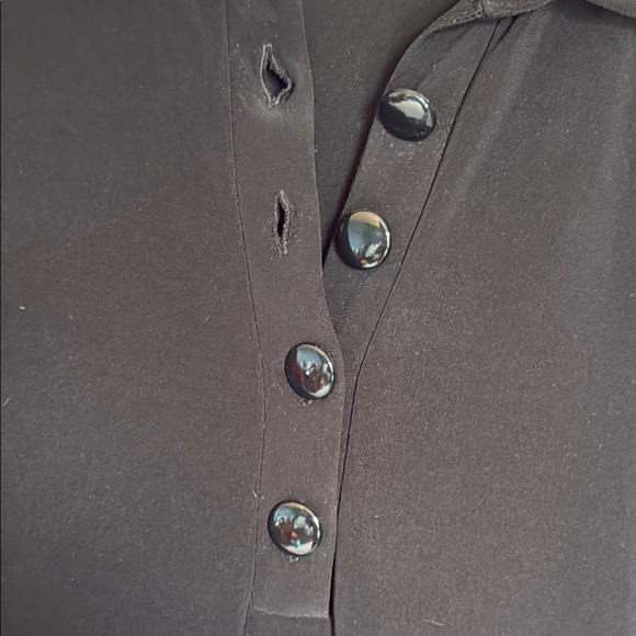 Black and Green Long Sleeve Color Block Career Dress - Picture 6 of 6